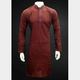 Men’s Panjabi with beautiful color in soft cotton fabric with Pajama
